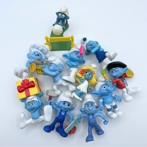 Smurfs Rare Peyo Schleich Hong Kong McDonalds Volleyball Smurf 1981 2011